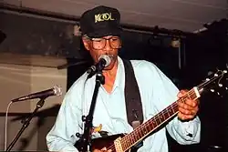 Playing at the Utrecht Blues Estafette in 2003