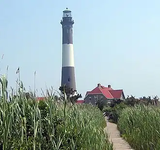 Fire Island Lighthouse.
