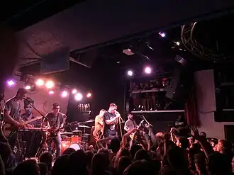 Fireworks performing at Greene Street Club in Greensboro NC in 2014