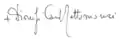 Dionigi Tettamanzi's signature