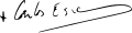 Carlos Escribano's signature