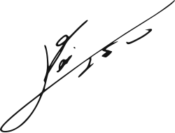 Lionel Messi's signature