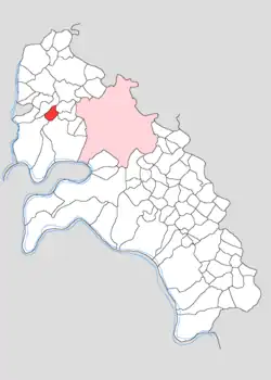 Map showing Daragpur in Firozabad block