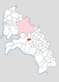 Map showing Nasirpur in Firozabad block