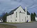 Rear view of the First Presbyterian Church of Ontario Center, NY