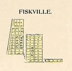 Fiskville from 1898 county atlas