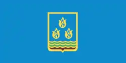 Flag of Baku, Azerbaijan