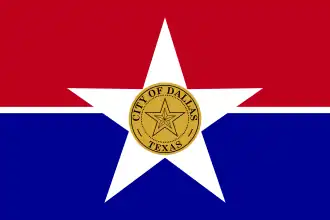 Flag of Dallas, Texas, United States