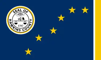 Flag of Hawkins County, Tennessee