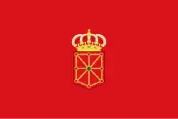 Flag of the autonomous community of Navarre
