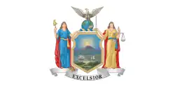 Flag of New York, (1858 – 1896)