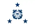 Flag of a US Coast Guard Restricted Line Officer / Staff Officer Vice Admiral