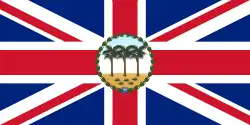 Flag of the administrator of Western Samoa (1920–1948)