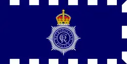 Flag under the reign of Charles III since July 2024