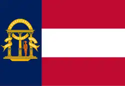 Flag of Georgia, (1902 – 1906)