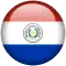 Flag orb Paraguay