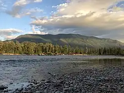 View of the Flathead River from River's Edge Park.