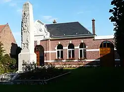 The town hall in Flesquières