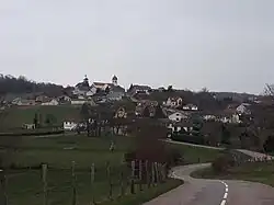 A general view of Fleurey-lès-Faverney