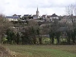 A general view of Fleury-sur-Orne