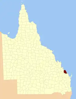 Location within Queensland