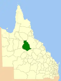 Location within Queensland