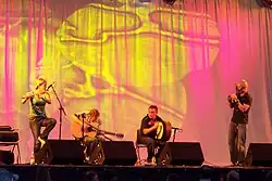 Flook at the 2006 Wickham Festival. Left to right: Sarah Allen, Ed Boyd, John Joe Kelly, Brian Finnegan