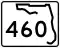 State Road 460 marker
