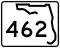 State Road 462 marker