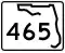 State Road 465 marker