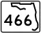 State Road 466 marker