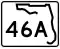 State Road 46A and County Road 46A marker