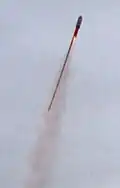 Skyrocket in flight
