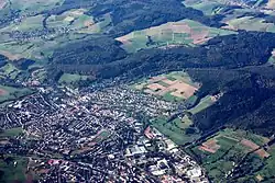 Aerial view of Erbach