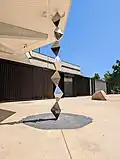 Bert Flugelman 1976, Sculpture No. 2, stainless steel sculpture, Adelaide Festival Centre, Adelaide