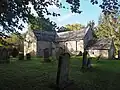 View towards southeastern facade of Fogo Kirk