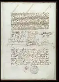 The Treaty of Tordesillas.