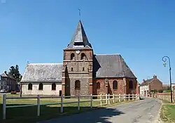 The church in Fontaine-Lavaganne