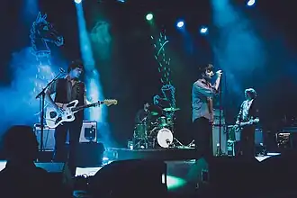 Fontaines D.C. performing in 2019
