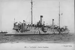 The protected cruiser Forbin, sister ship of Surcouf (1889–1921)