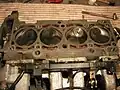 Cylinder head seen from its bottom side