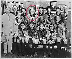 Image 17Young future U.S. President Eagle Scout Gerald Ford, Mackinac Island, Michigan, August, 1929