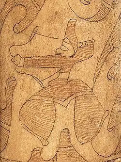 Man hunting, circa 500 BC, Gansu Museum.[239]