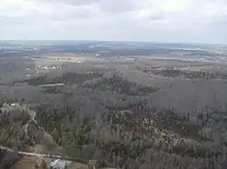 Much of Oliver Township is forested.