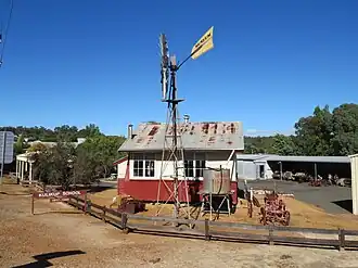 The former Kulikup school and tennis club building, now located in Boyup Brook