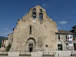The church of Sainte-Marie, in Formiguères