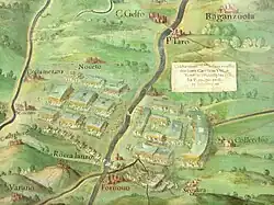 The Battle of Fornovo, Galleria delle carte geografiche, Vatican museums.