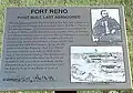 Fort Reno marker