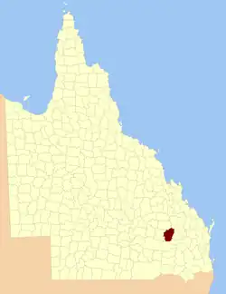 Location within Queensland