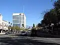 4th street dubbed "Broadway" at street level